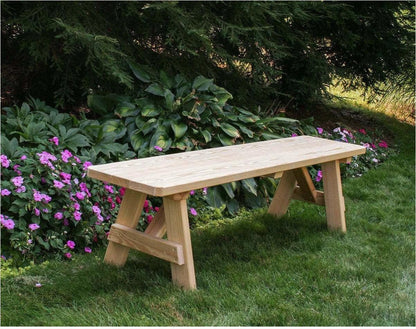Creekvine Designs 30' Behandelte Kiefer Traditionelle Gartenbank
