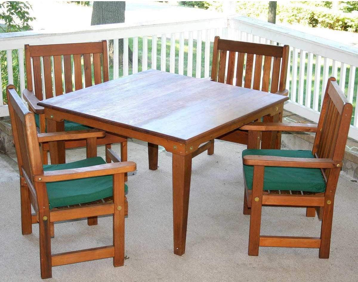 Creekvine Designs Get-Together Cedar Outdoor Dining Set