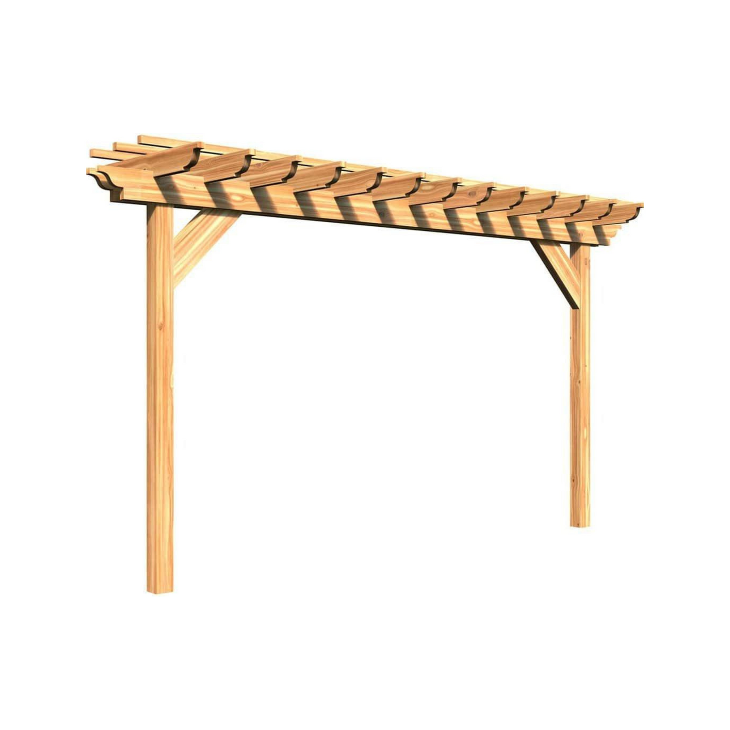 Creekvine Designs Behandelte Pine Monterrey Pergola