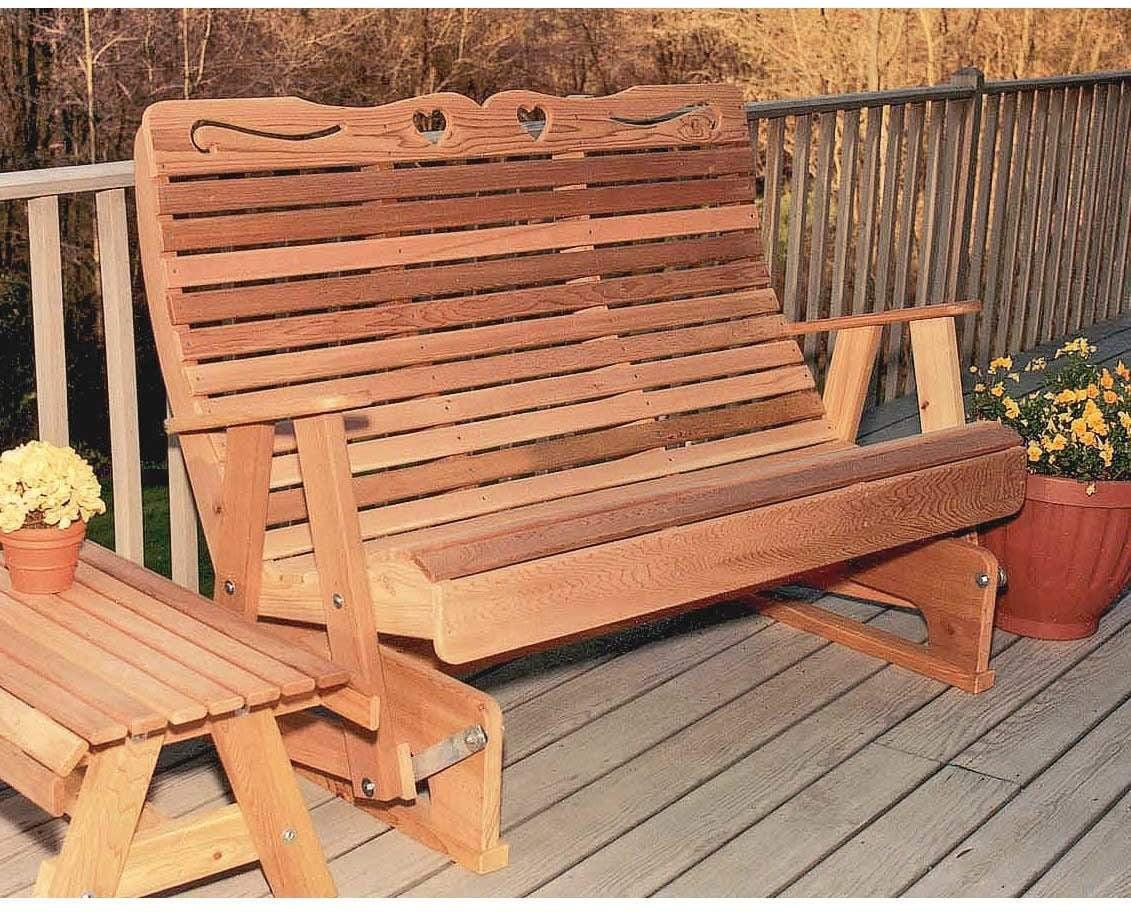 Creekvine Designs Cedar Glider Couch Outdoor