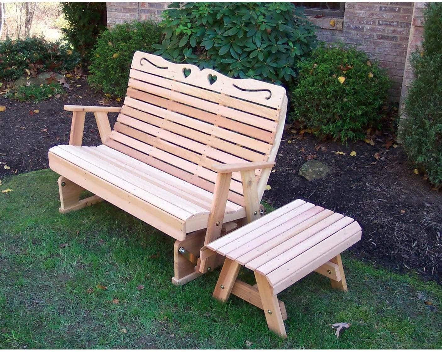 Creekvine Designs Cedar Glider Couch Outdoor