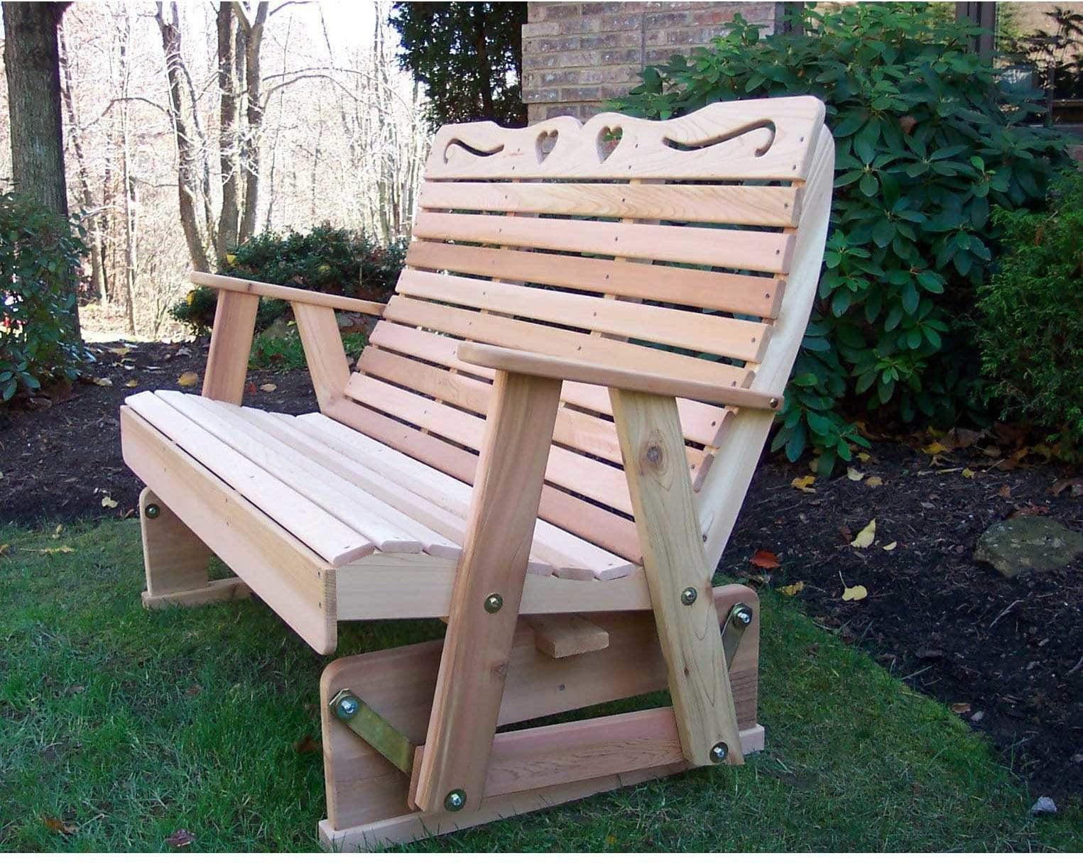 Creekvine Designs Cedar Glider Couch Outdoor