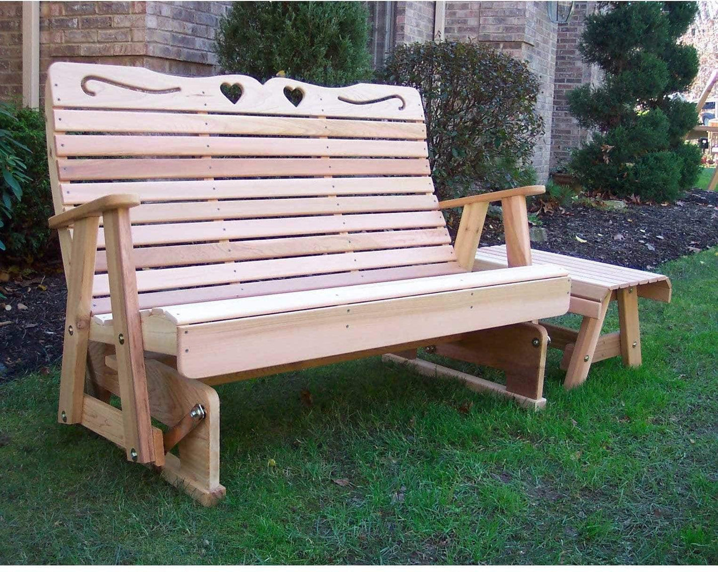 Creekvine Designs Cedar Glider Couch Outdoor
