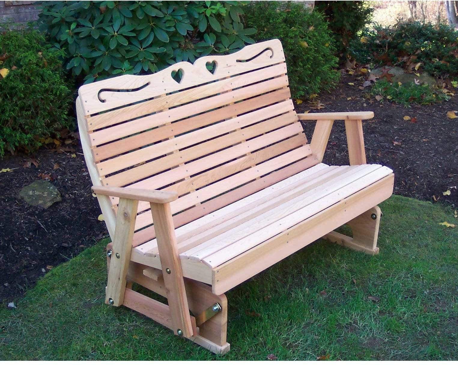 Creekvine Designs Cedar Glider Couch Outdoor
