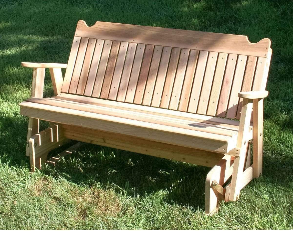 Creekvine Designs Straight Back Glider Couch Outdoor