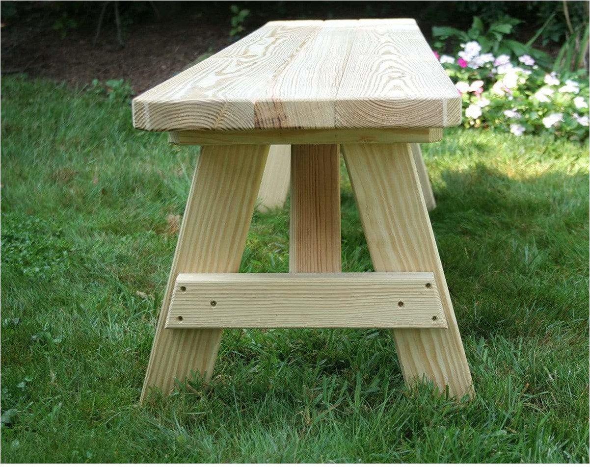 Creekvine Designs 40' Behandelte Kiefer Traditionelle Gartenbank