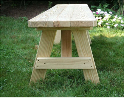 Creekvine Designs 40' Behandelte Kiefer Traditionelle Gartenbank