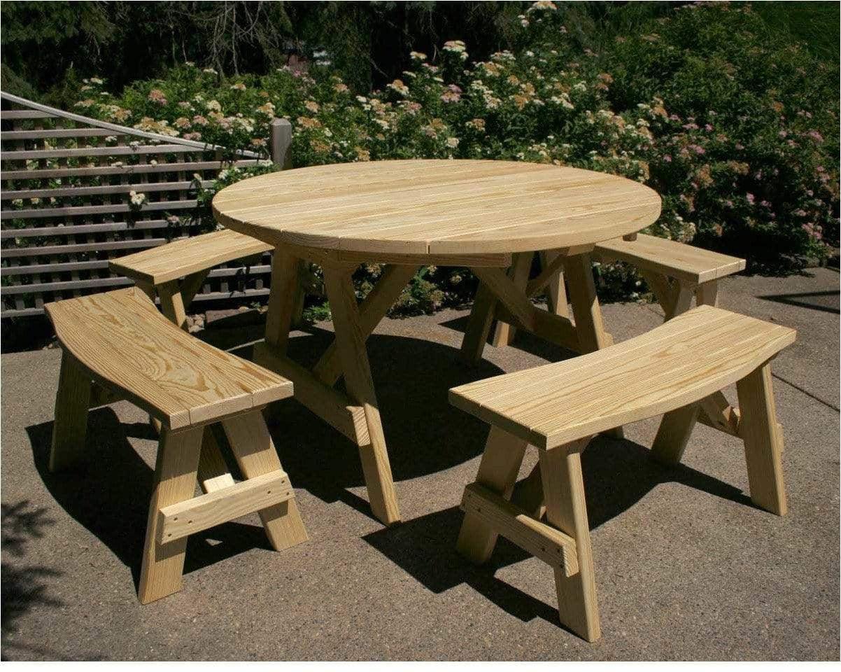 Creekvine Designs 48' Behandelte Pinien gekrümmte Bank