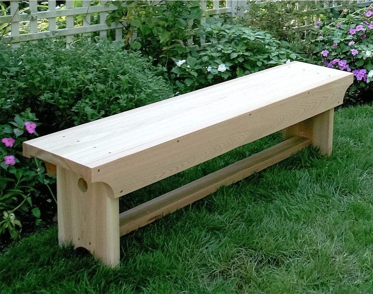 Creekvine Designs 5' Cedar 1805 Traditionelle Heavy Duty Bench