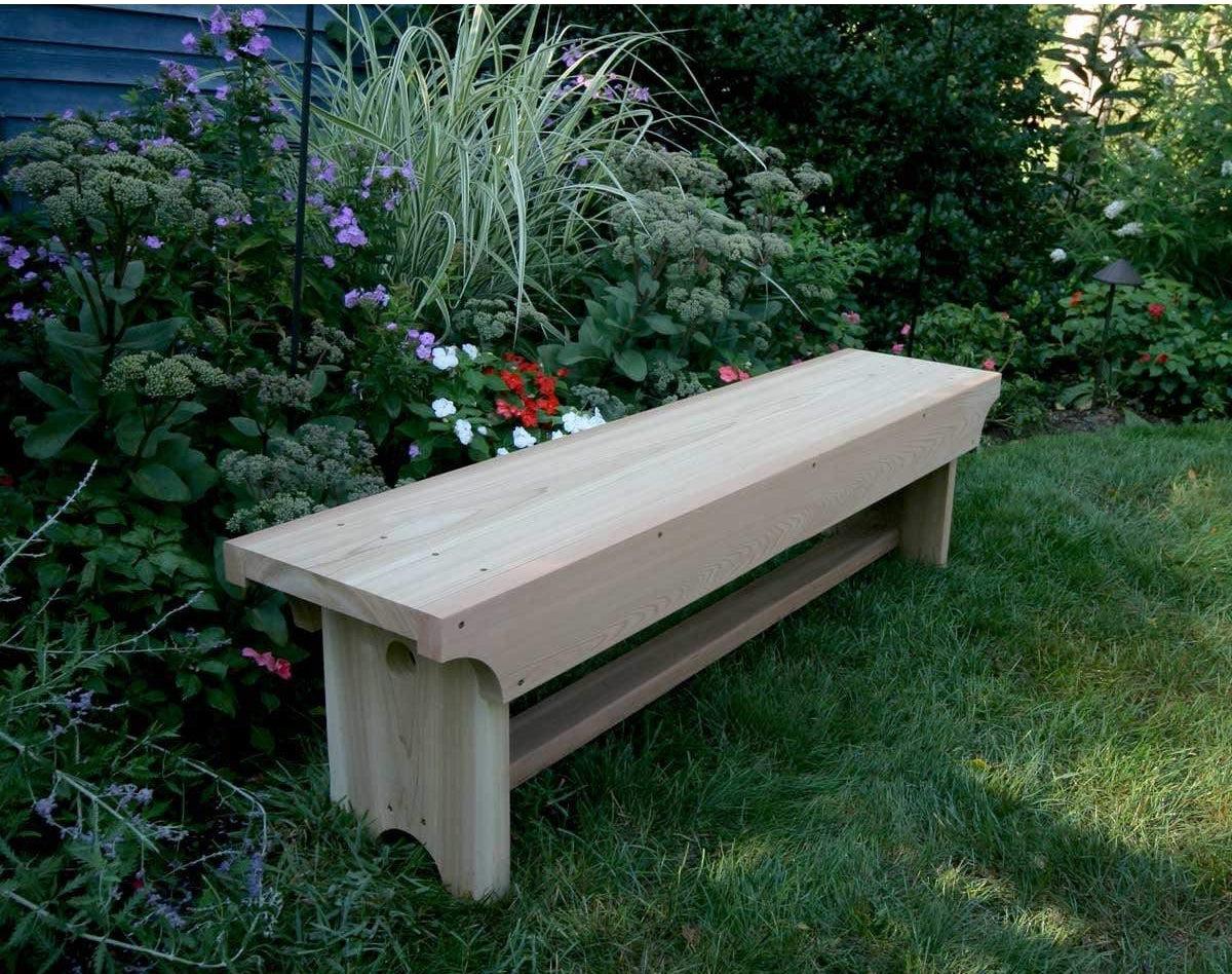 Creekvine Designs 5' Cedar 1805 Traditionelle Heavy Duty Bench