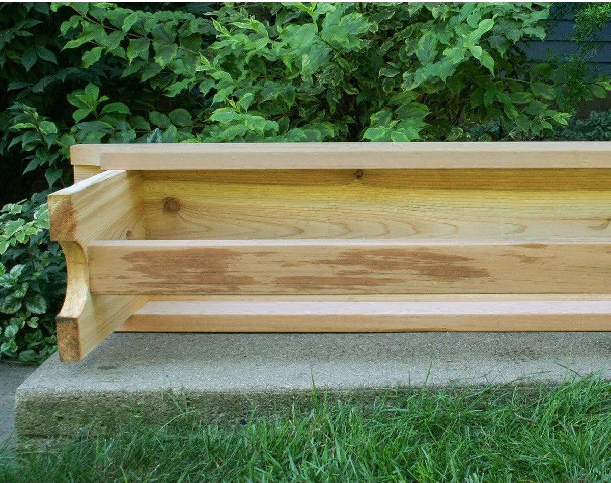 Creekvine Designs 5' Cedar 1805 Traditionelle Heavy Duty Bench