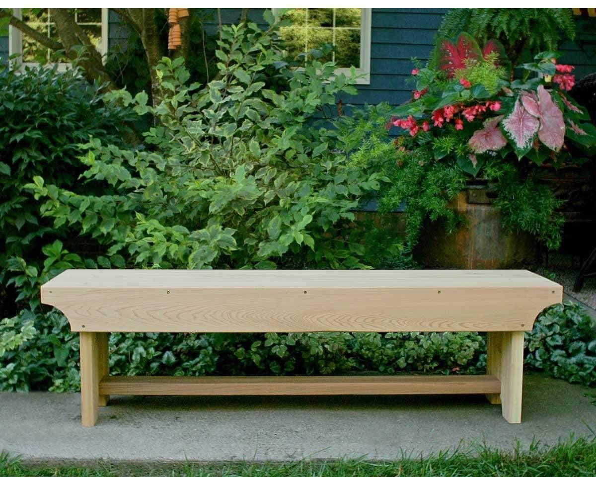 Creekvine Designs 5' Cedar 1805 Traditionelle Heavy Duty Bench