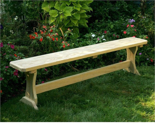 Creekvine Designs 5' Behandelte Pine Trestle Garden Bench