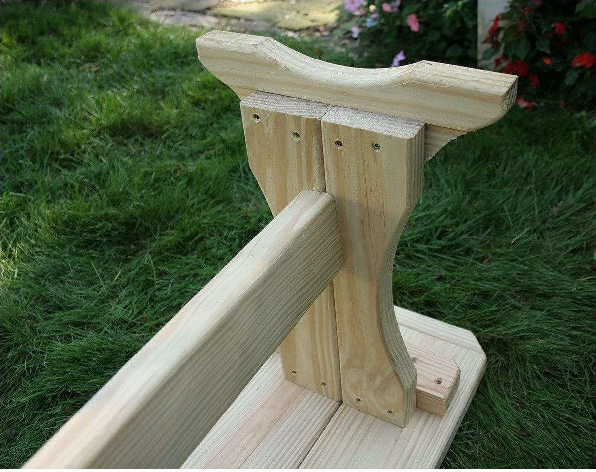 Creekvine Designs 5' Behandelte Pine Trestle Garden Bench