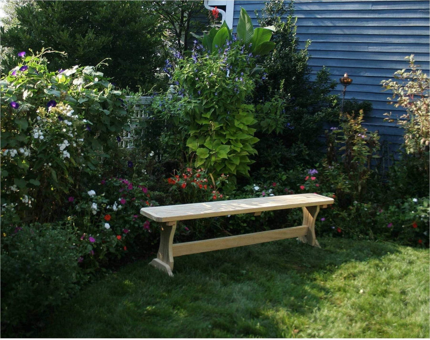 Creekvine Designs 5' Behandelte Pine Trestle Garden Bench