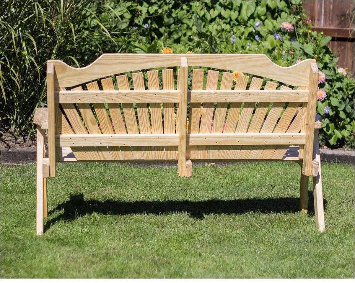Creekvine Designs Behandelte Pine Fanback Garden Bench