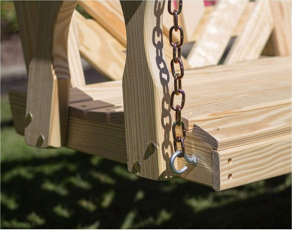 Creekvine Designs Behandelte Pine Fanback Porch Swing