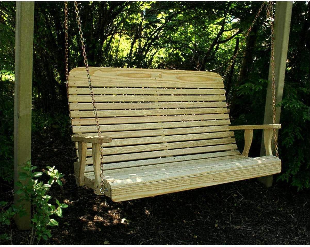 Creekvine Designs Behandelte Kiefer High Crossback Porch Swing