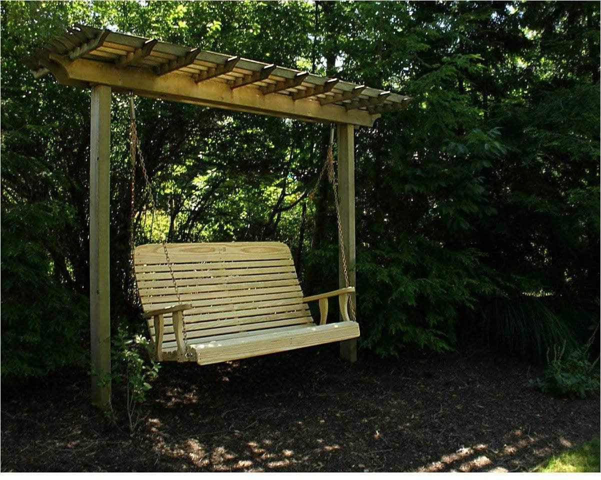 Creekvine Designs Behandelte Kiefer High Crossback Porch Swing