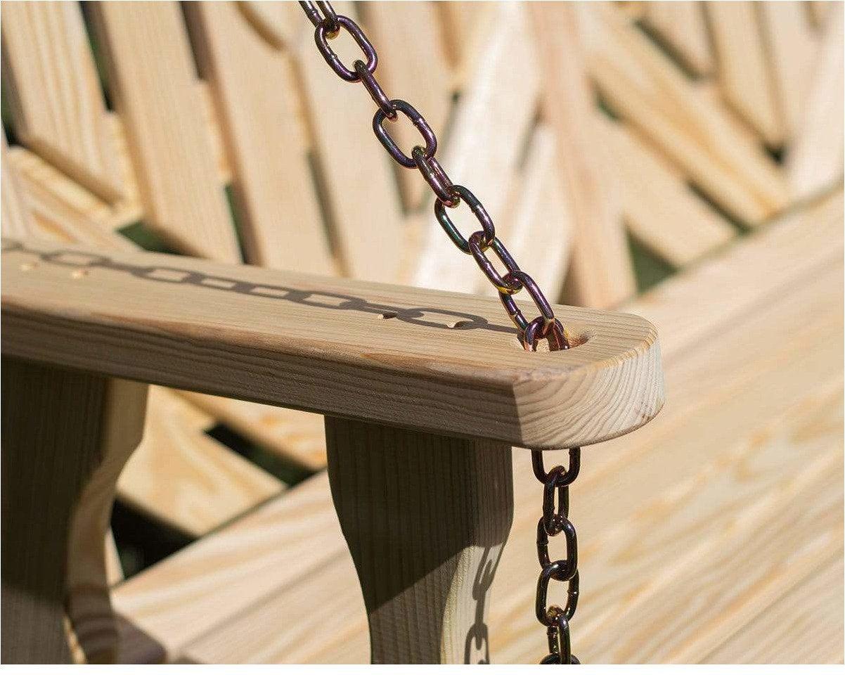 Creekvine Designs Behandelte Kiefer High Crossback Porch Swing