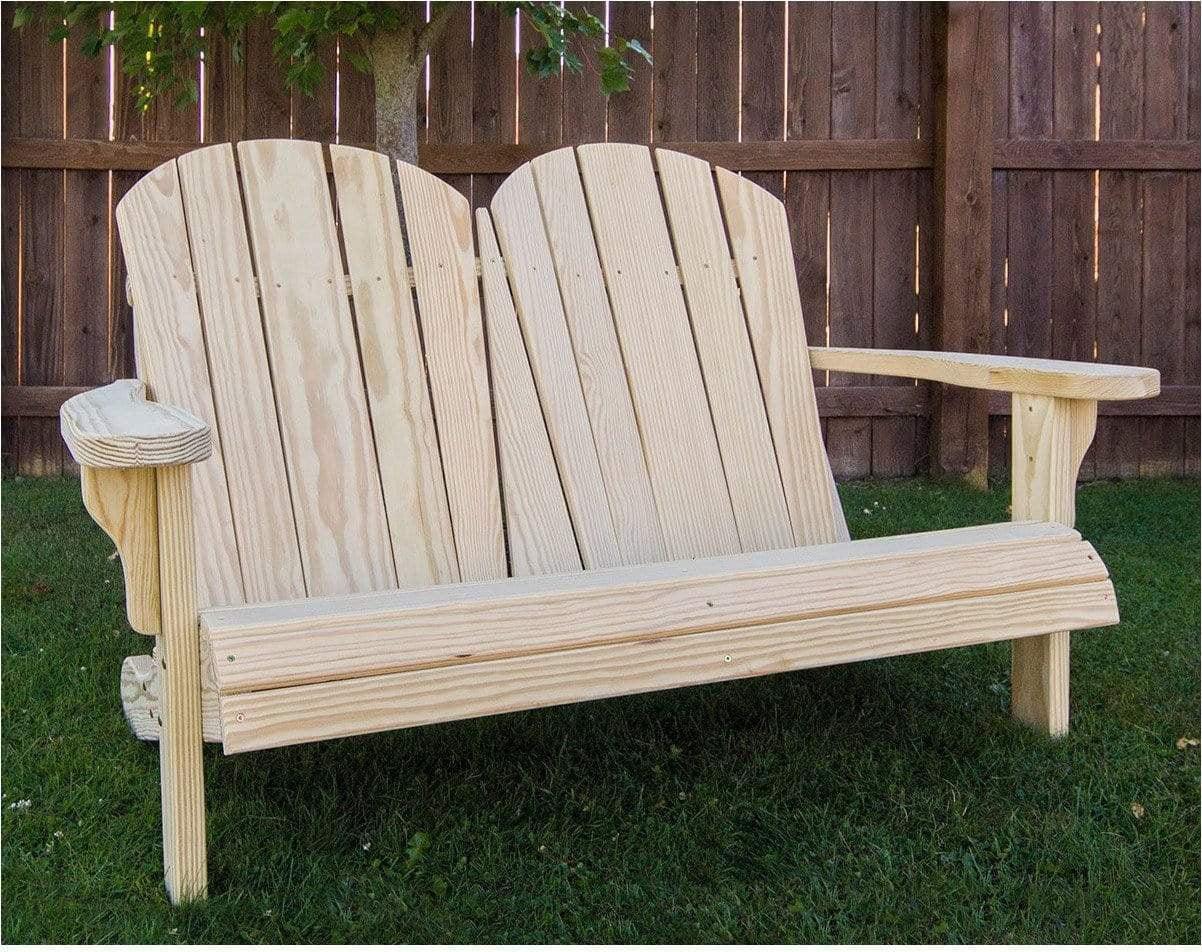 Creekvine Designs Behandelte Pine Low Curveback Garden Bench