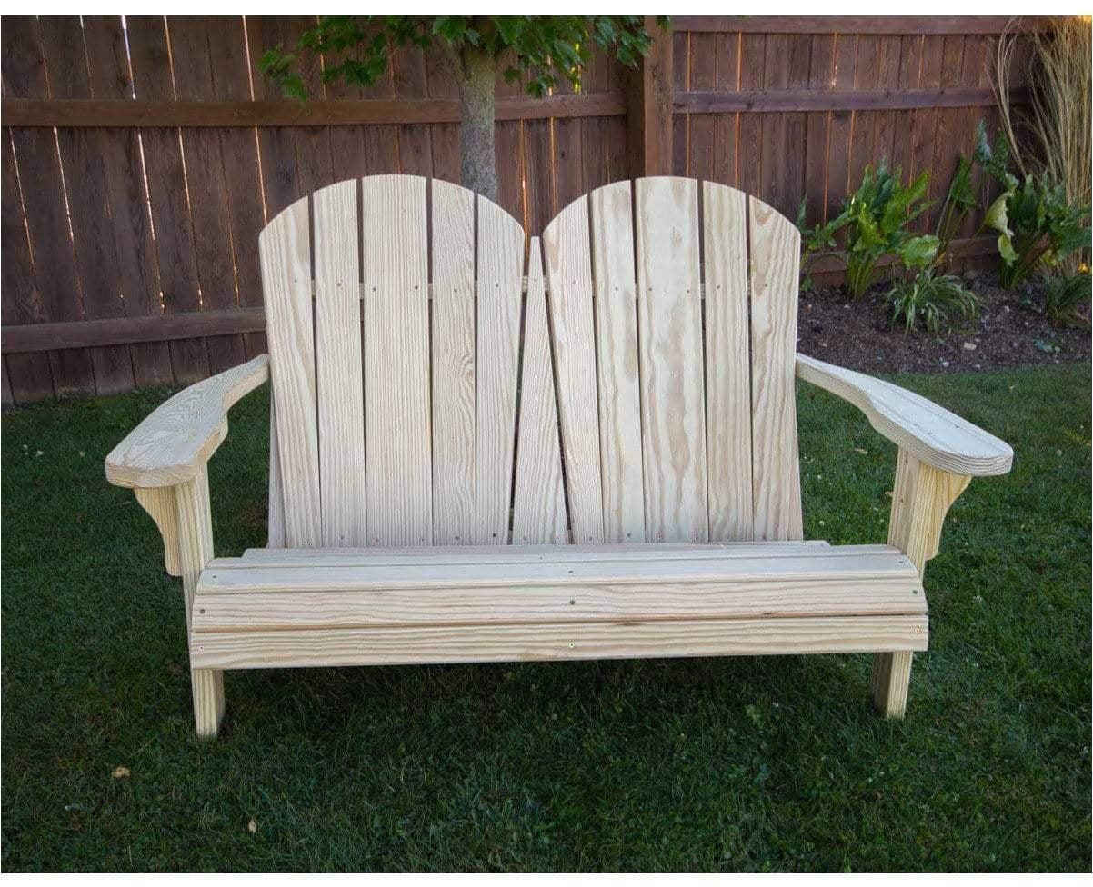 Creekvine Designs Behandelte Pine Low Curveback Garden Bench