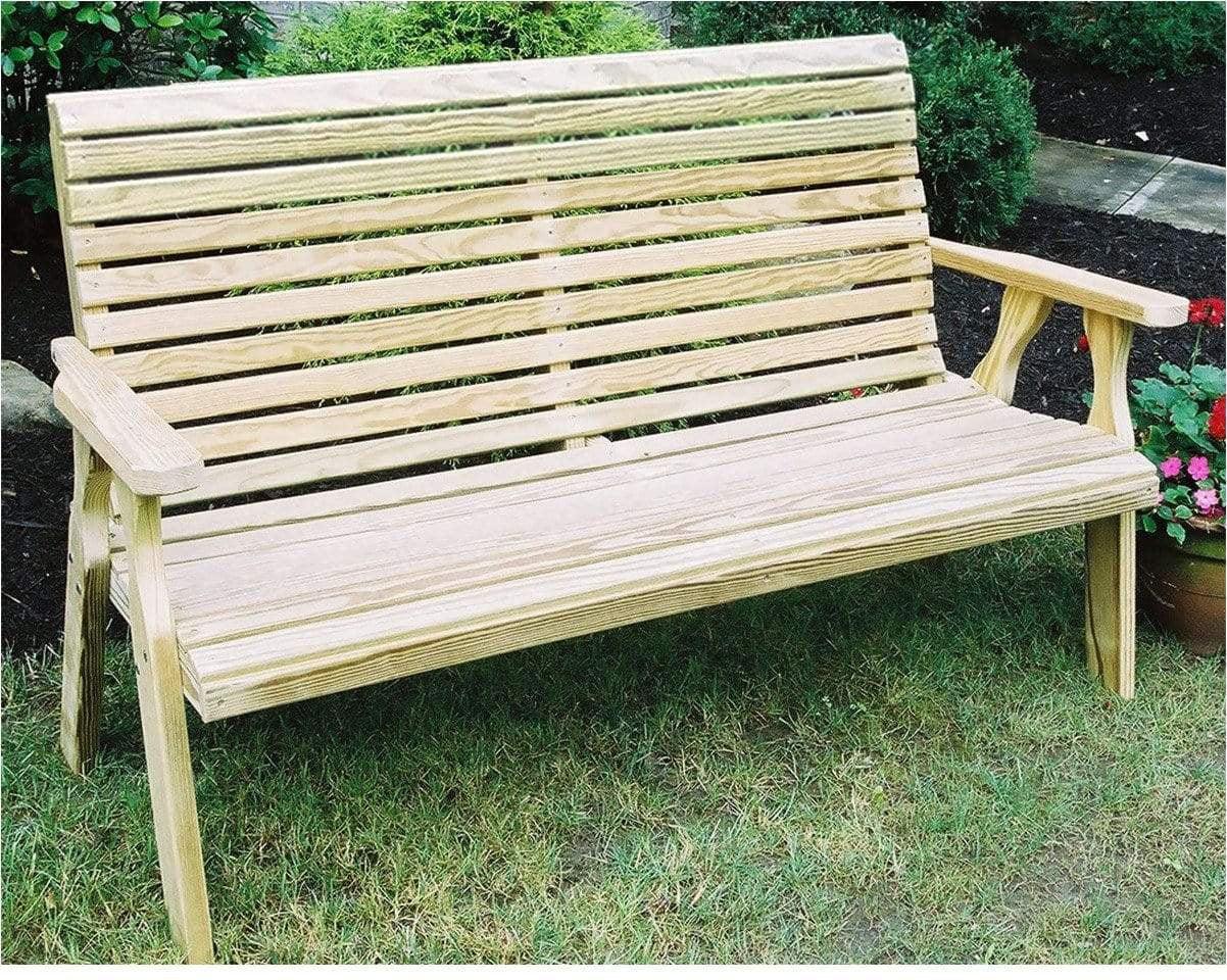 Creekvine Designs Behandelte Pine Rollback Garden Bench