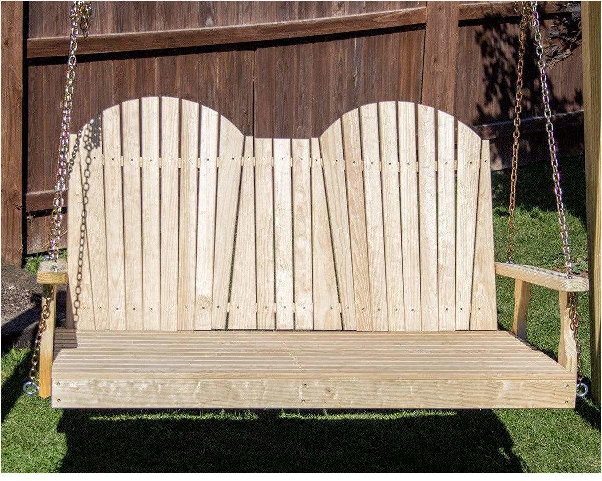 Creekvine Designs 60' Behandelte Kiefer Curveback Swingbed