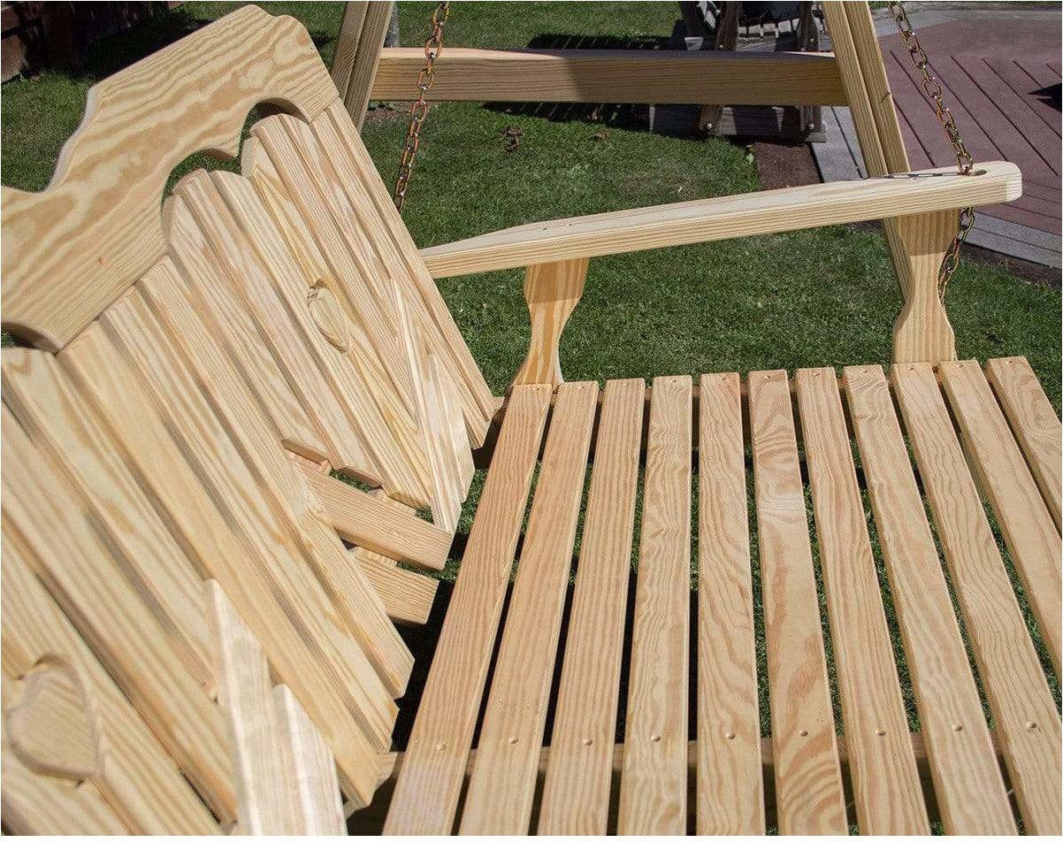 Creekvine Designs 60' Behandelte Kiefer Heartback Swingbed