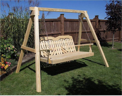 Creekvine Designs 60' Behandelte Kiefer Heartback Swingbed