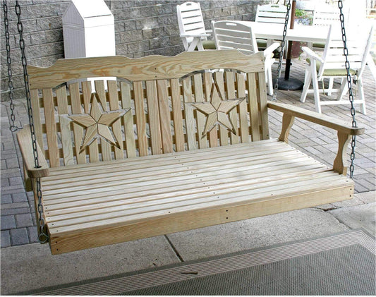 Creekvine Designs 60' Behandelte Kiefer Starback Swingbed