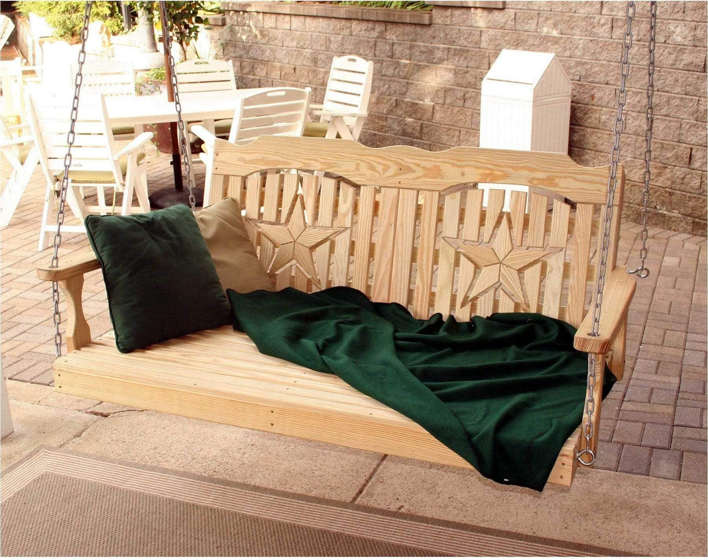 Creekvine Designs 60' Behandelte Kiefer Starback Swingbed