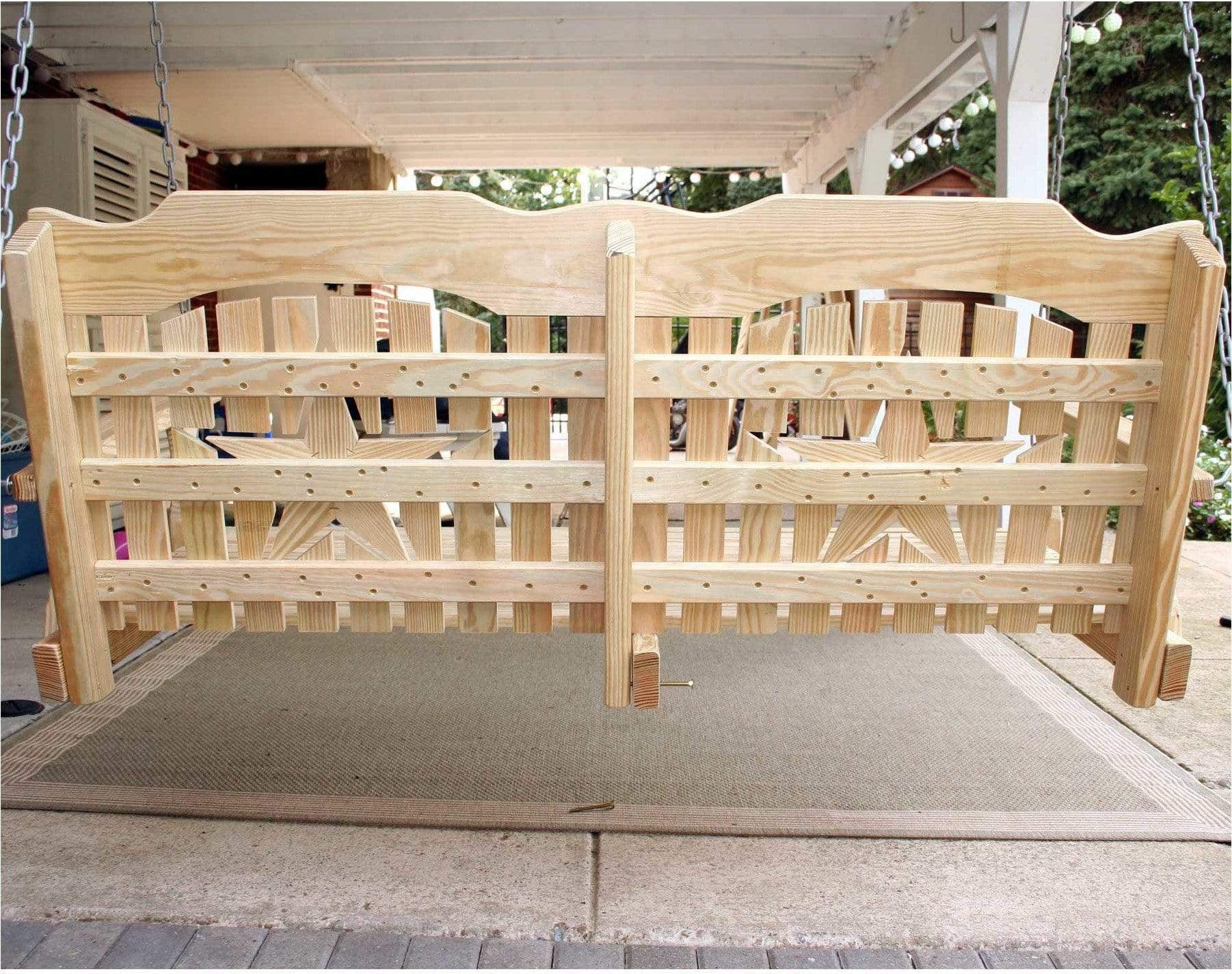 Creekvine Designs 60' Behandelte Kiefer Starback Swingbed