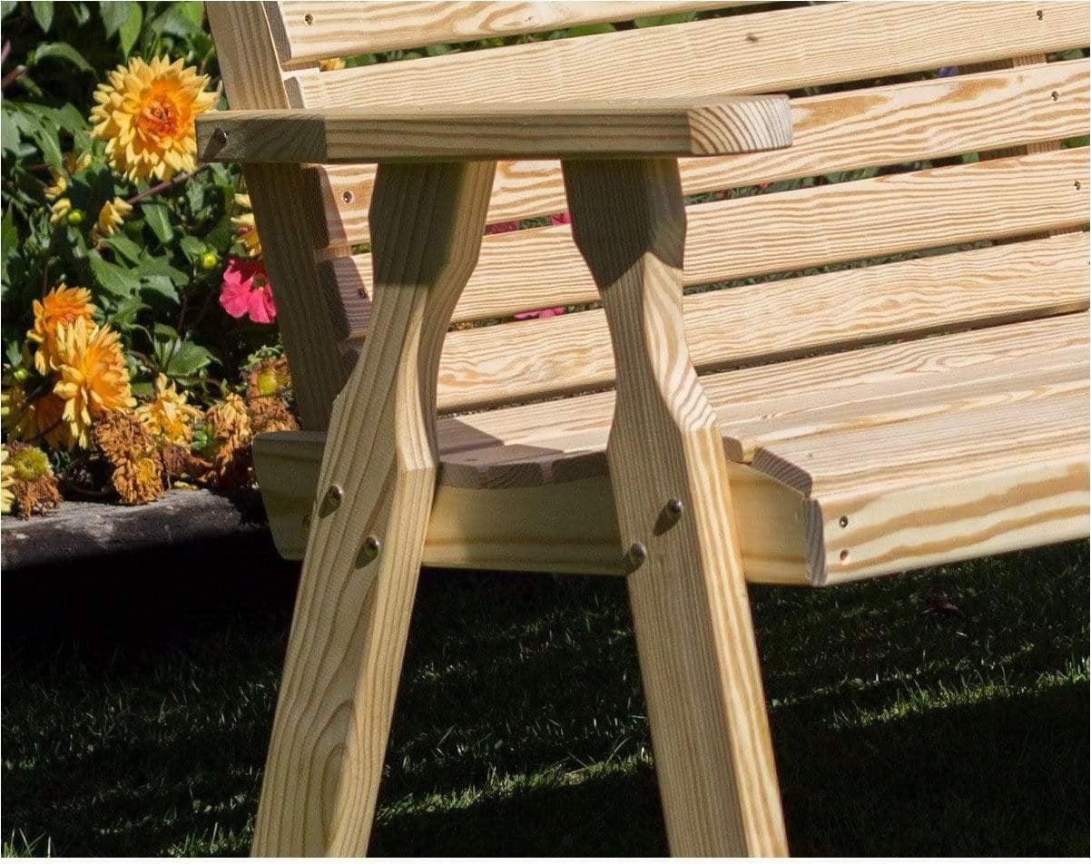 Creekvine Designs 64' Behandelte Kiefer Crossback Garden Bench