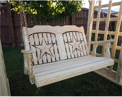 Creekvine Designs 64' Behandelte Kiefer Starback Porch Swing