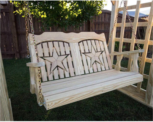 Creekvine Designs 64' Behandelte Kiefer Starback Porch Swing