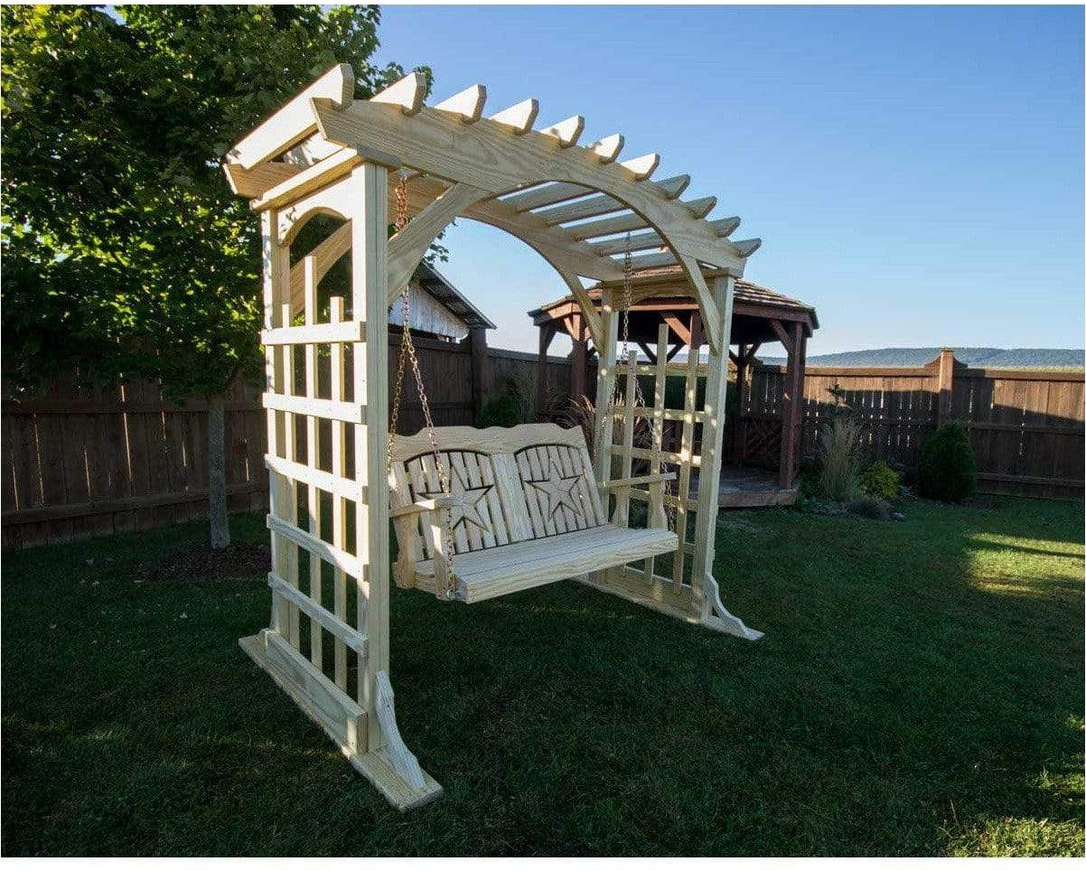 Creekvine Designs 64' Behandelte Kiefer Starback Porch Swing
