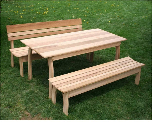 Creekvine Designs 94' Cedar 3 Stück Outdoor Dining Set