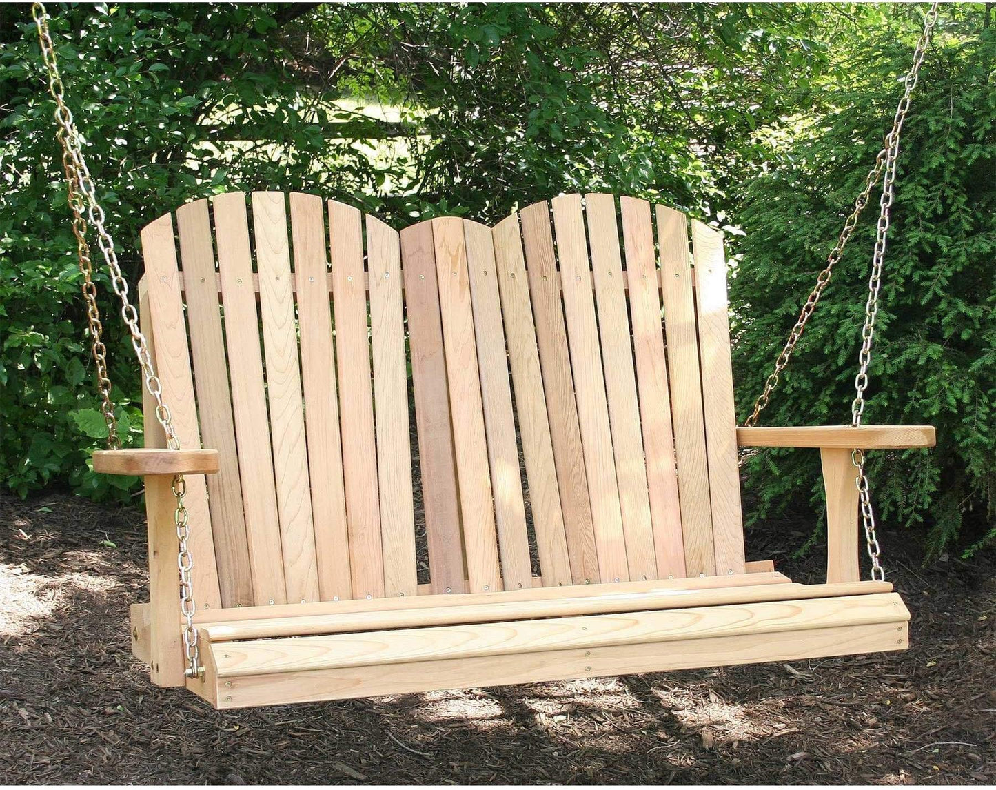 Creekvine Designs Cedar Adirondack Stuhl Stil Porch Swing