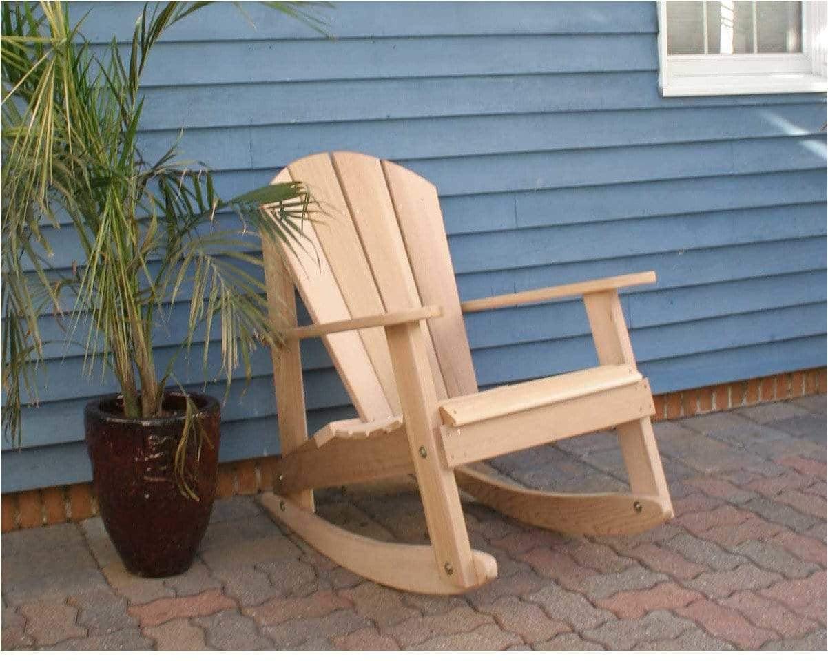 Creekvine Designs Cedar Adirondack Schaukelstuhl