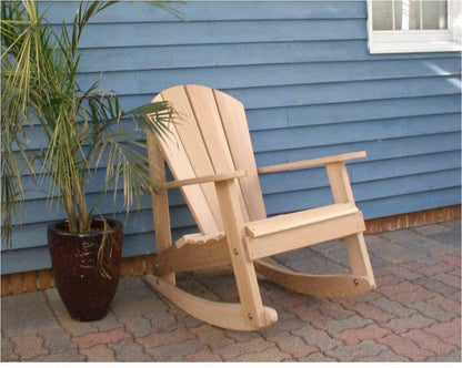 Creekvine Designs Cedar Adirondack Schaukelstuhl