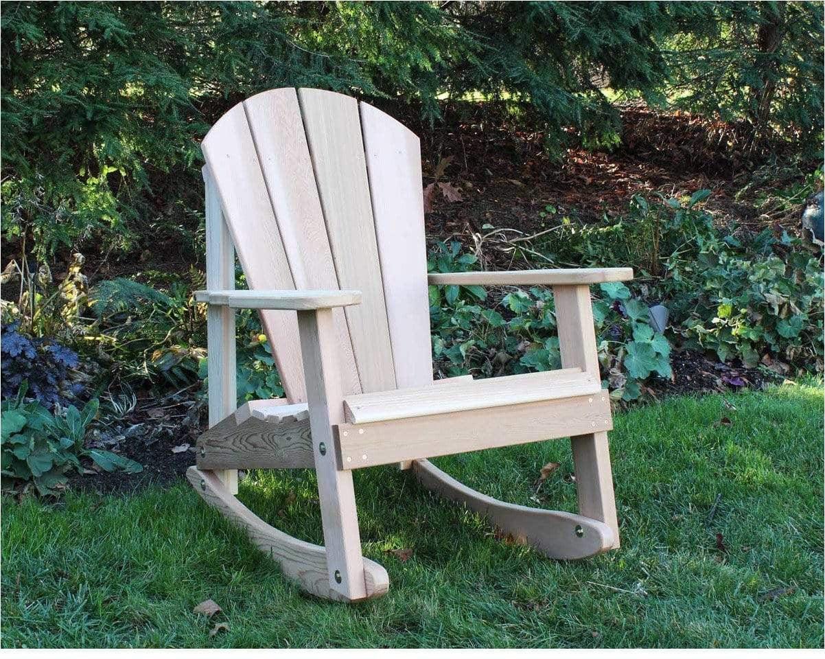 Creekvine Designs Cedar Adirondack Schaukelstuhl