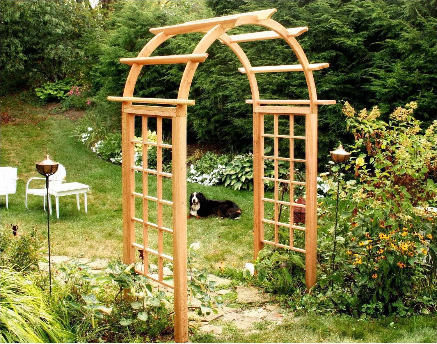 Creekvine Designs Cedar Bogen Arbor