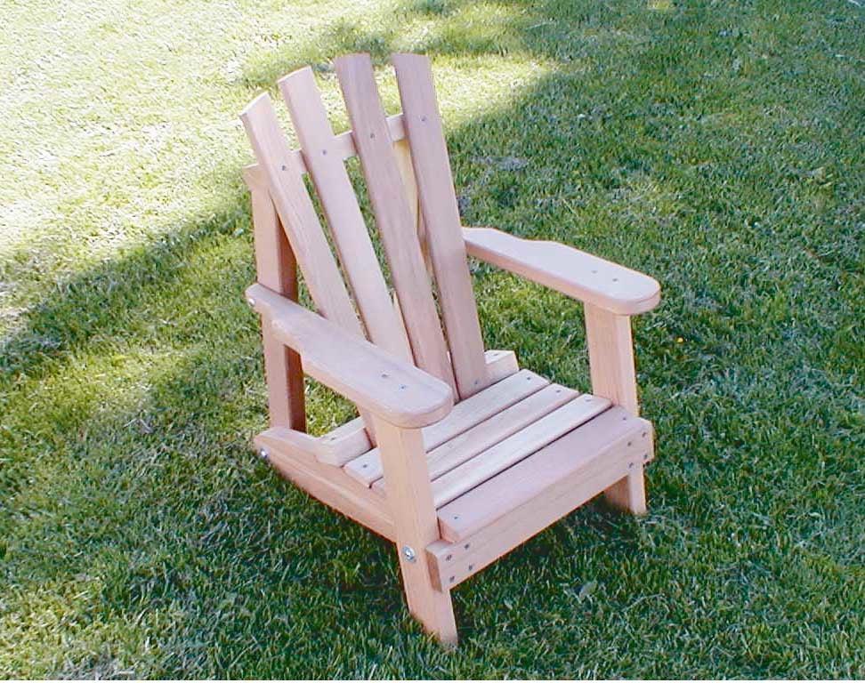 Creekvine Designs Cedar Child Size Wide Slat Adirondack Stuhl