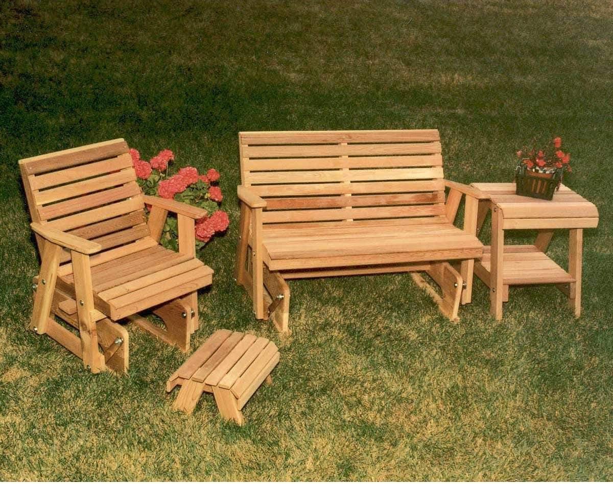 Creekvine Designs Cedar Classic Rocking Glider Möbelkollektion