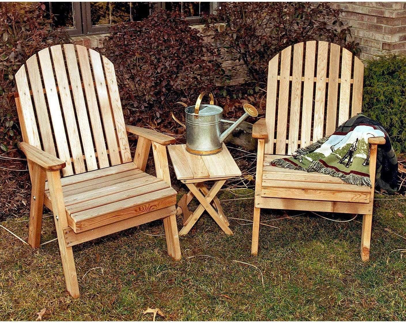 Creekvine Designs Cedar Fanback Patio Stuhl