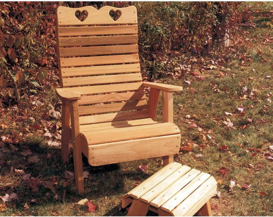 Creekvine Designs Cedar Royal Country Hearts Patio Stuhl