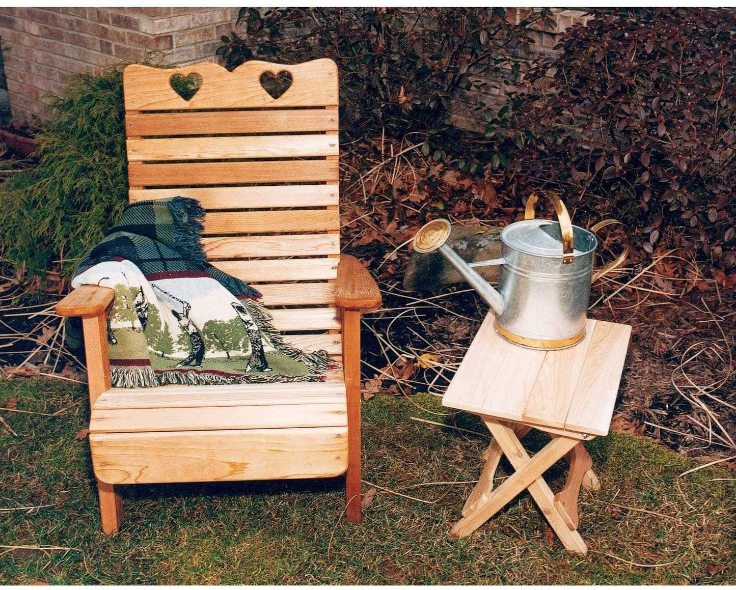 Creekvine Designs Cedar Royal Country Hearts Patio Stuhl