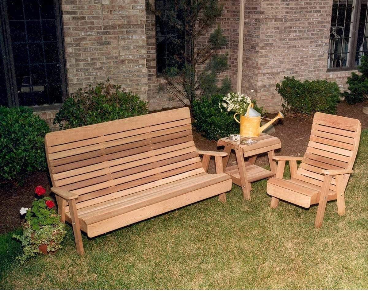 Creekvine Designs Zedern-Twin Ponds Bench & Chair Kollektion