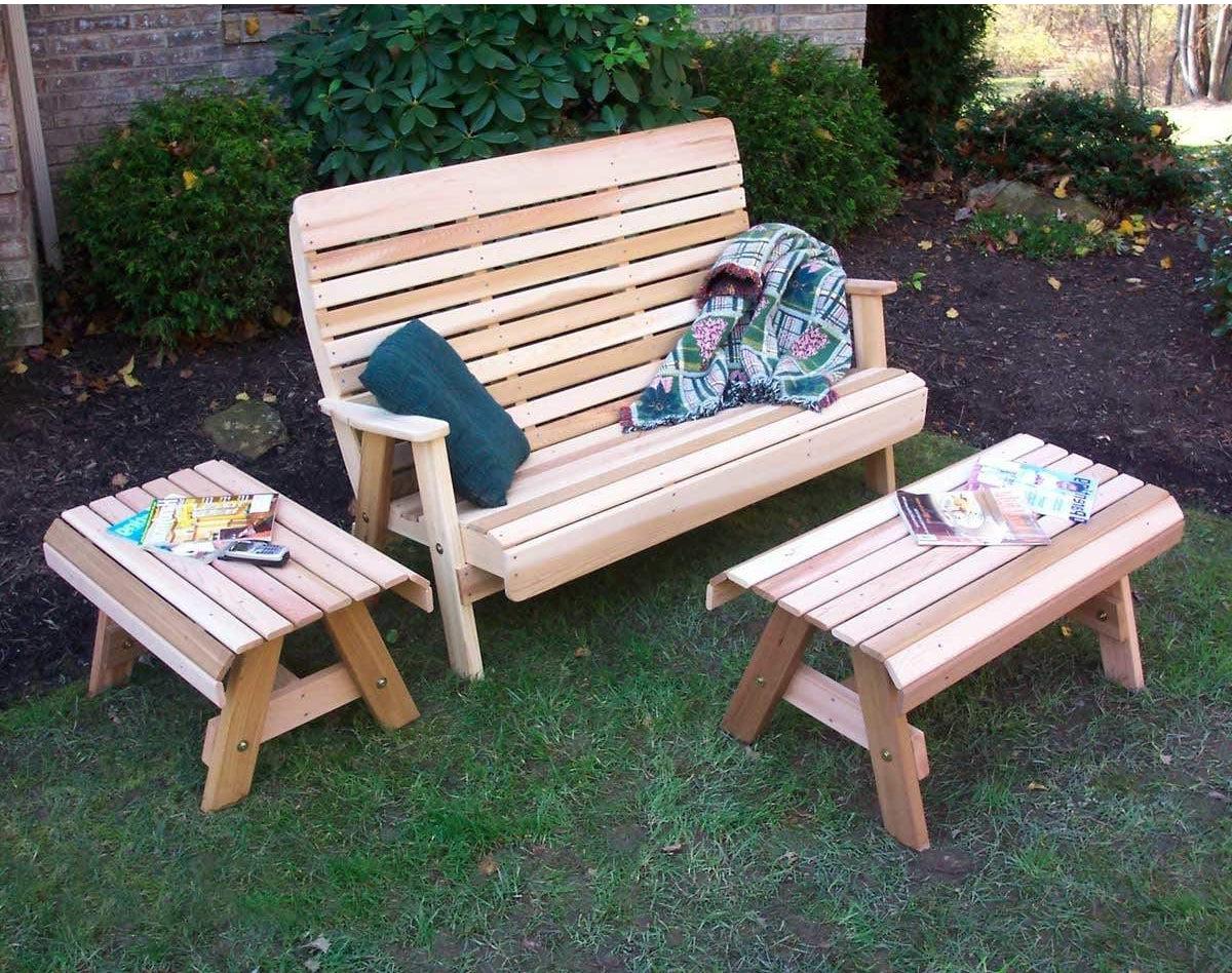Creekvine Designs Zedern-Twin Ponds Bench Set